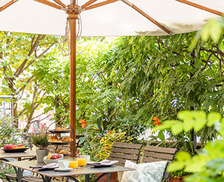 hotel villa orange biohotel erlebnis terasse