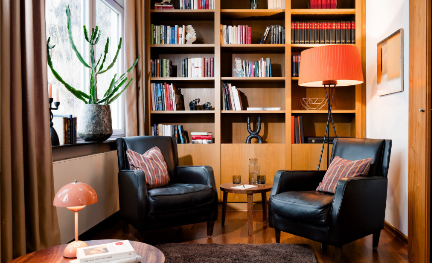 hotel villa orange frankfurt tagung bibliothek