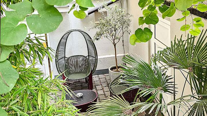 hotel villa orange biohotel tagen terrasse t