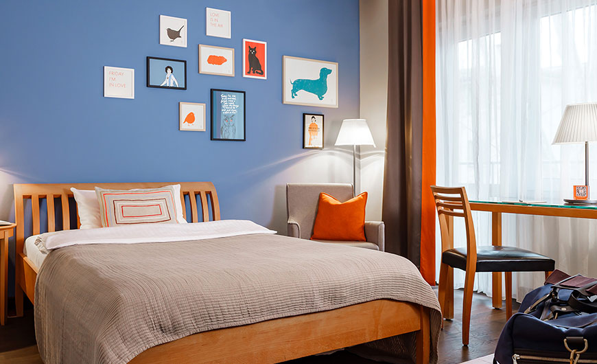 hotel villa orange frankfurt zimmer orange comfort 01