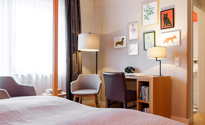 hotel villa orange frankfurt zimmer orange deluxe 01